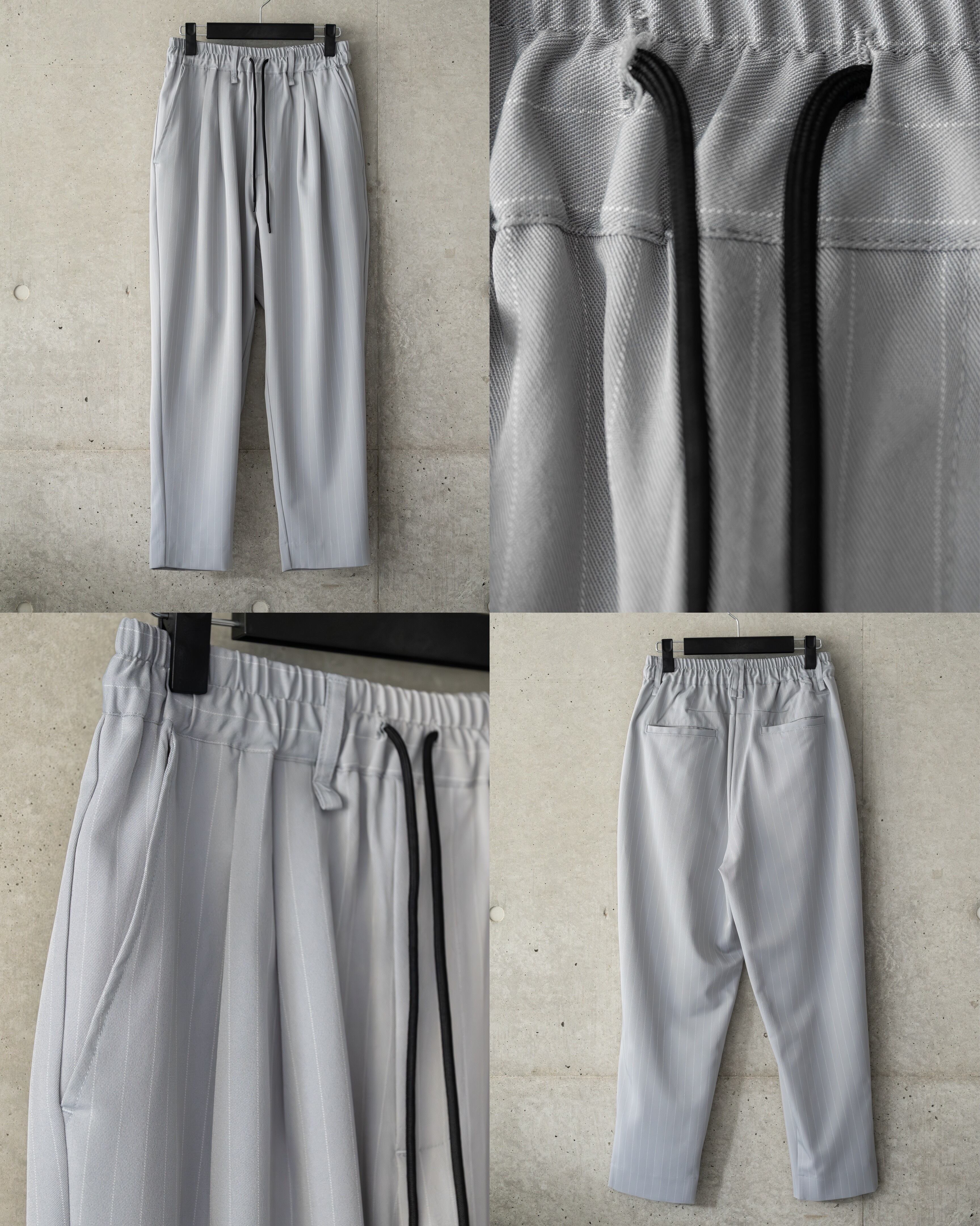 Classic Pinstripe Tapered Pants［2603amy-6］テーパードパンツ