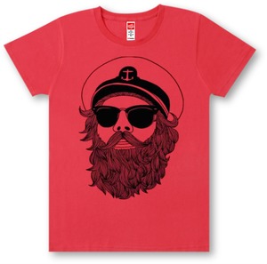 #338 Tシャツ CAPTAIN/RED