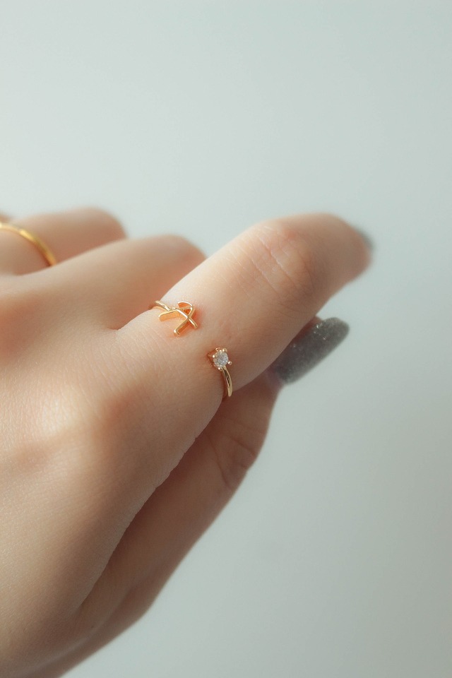 5/8(wed)再販 Alphabet Ring