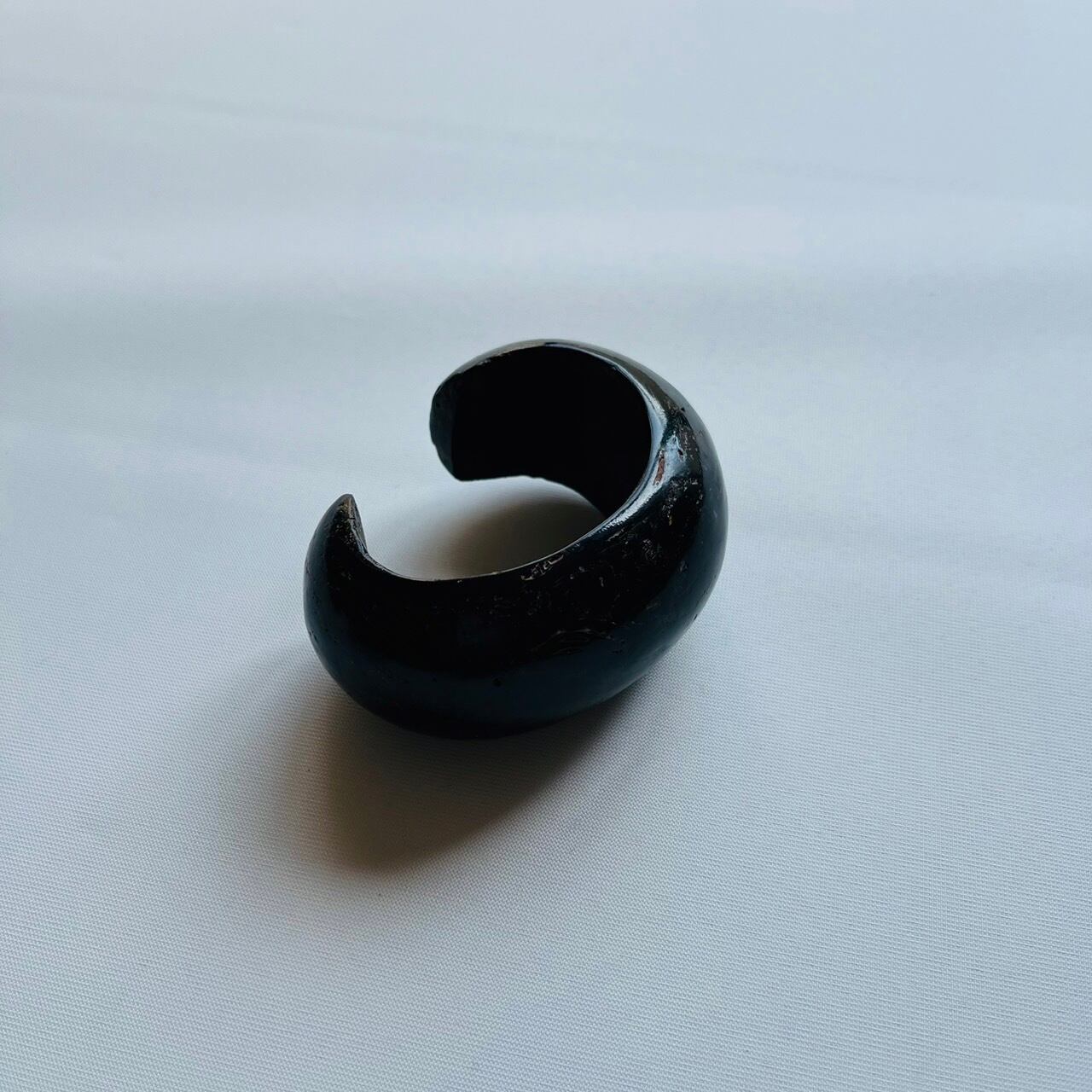 アンティーク 黒珊瑚 バングル 宝飾品 サンゴ 黒珊瑚ワイドバングル 407198 | 遊華人倶楽部
