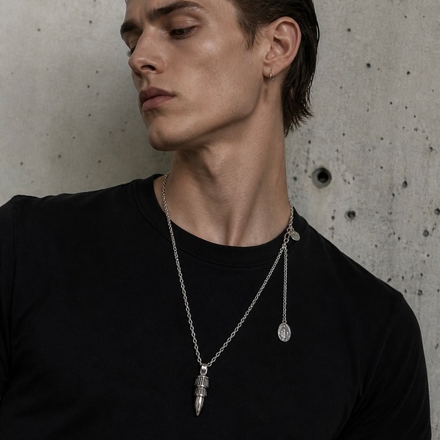 EAGLE CLAW with LOGO #1 NECKLACE with GODSIZE® I.D. TAG / イーグルクロウ #1ネックレス ゴッドサイズ® I.D.タグ