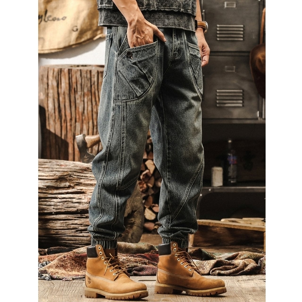 ウォッシュドジョガージーンズ H2661 | High-Life