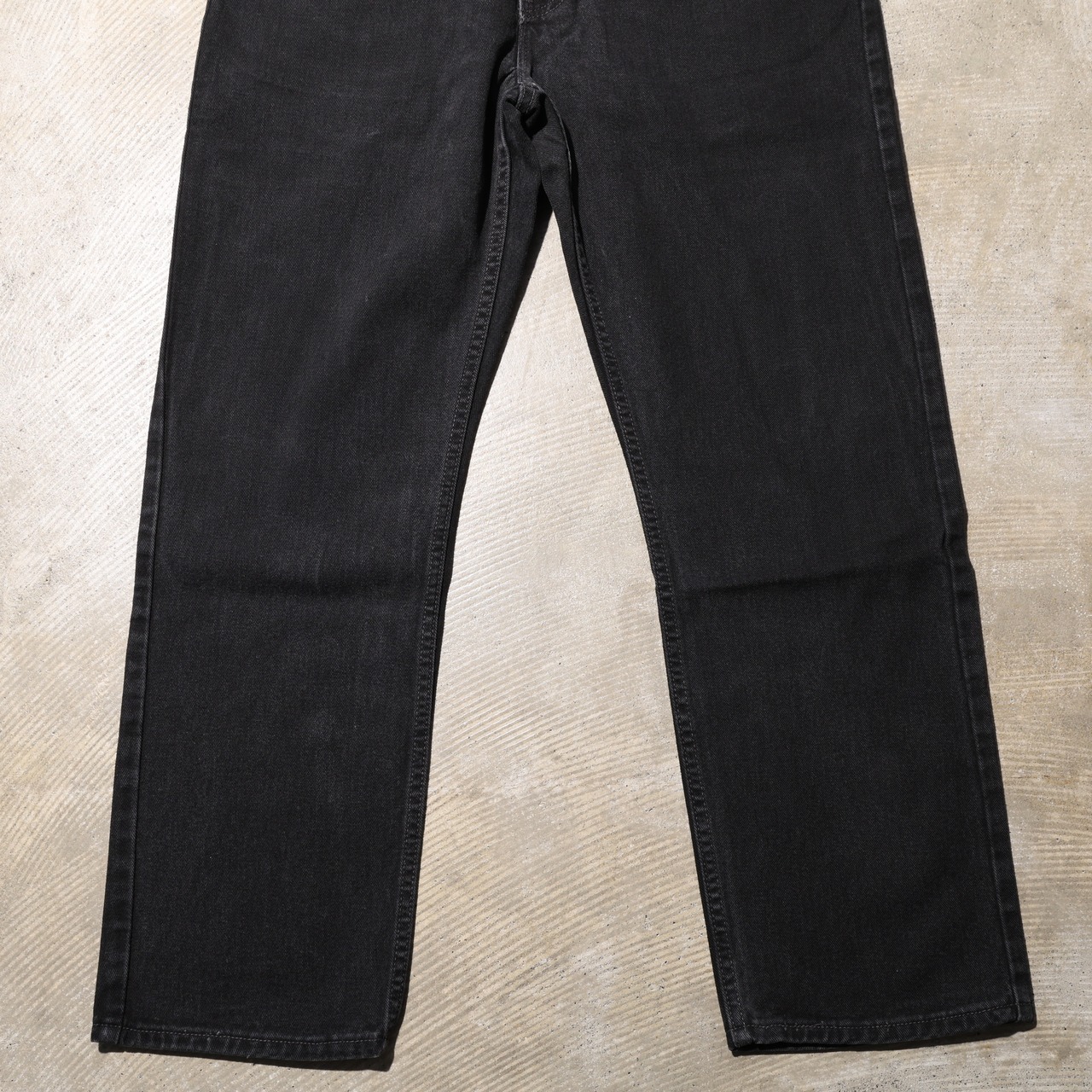 美品 36×30 USA 01年 Levi’s 505 サルファー ブラック デニム パンツ