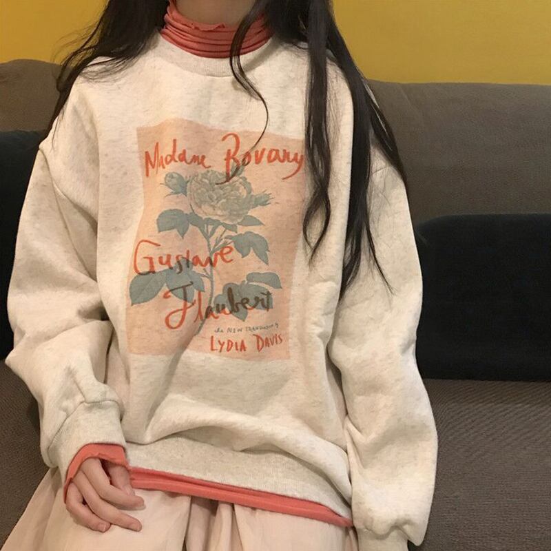 秋冬プルオーバーセーター女性2019新しいルーズジャケットバージョントップハイカラーボトミングシャツスカートインタイド 萌量不足53865085255