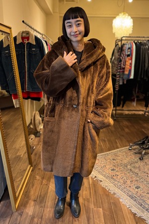 TRUSSARDI エコファーコート