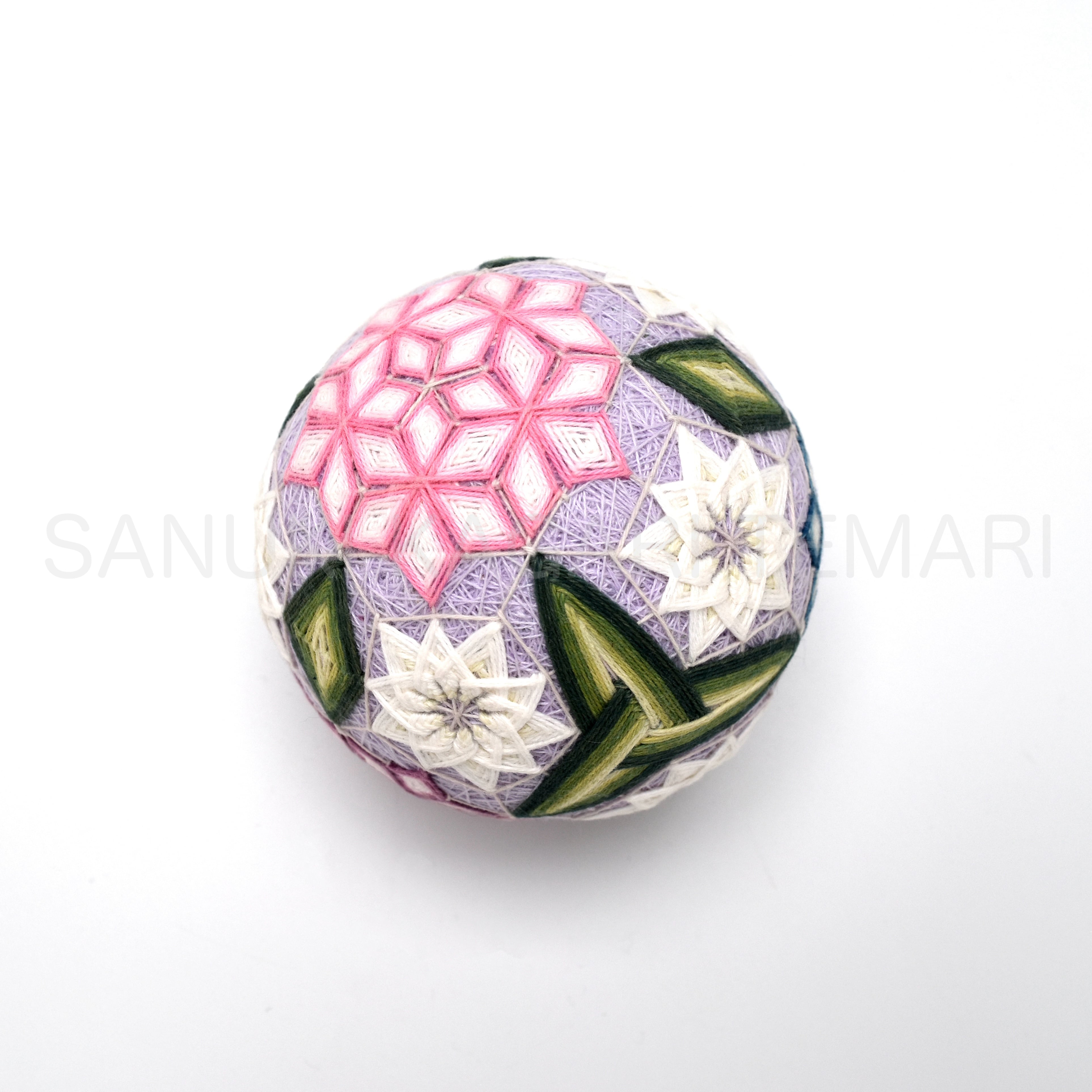 讃岐かがり手まり「額紫陽花」_MA450