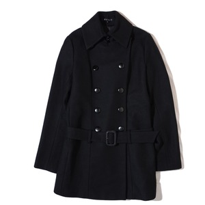 theory   wool blend   double belted coat
