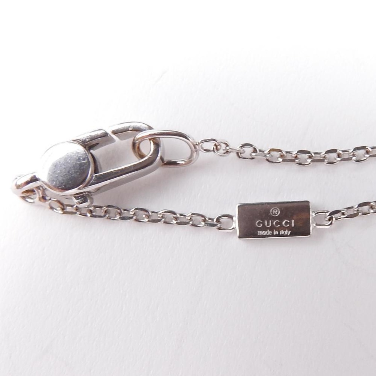 正規品】Gucci グッチ セパレートクロスネックレス 750WG ジュエリー