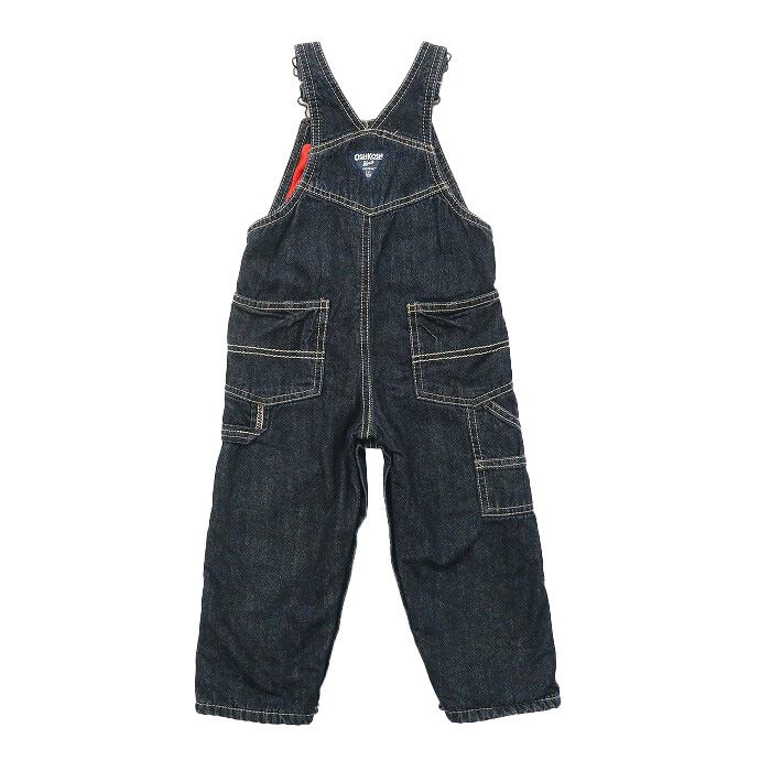 古着 キッズ オシュコシュ OSHKOSH デニム オーバーオール 裏地付き