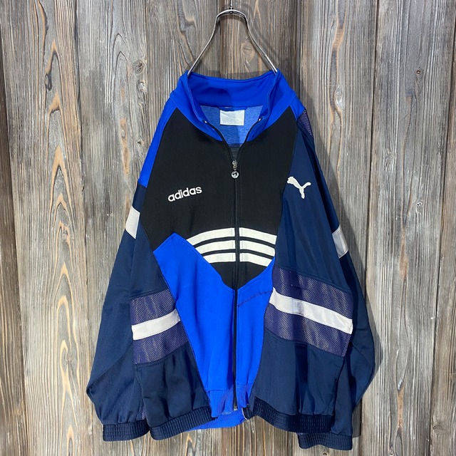 ［adidas］80s based adidas and PUMA docking 再構築 track jacket