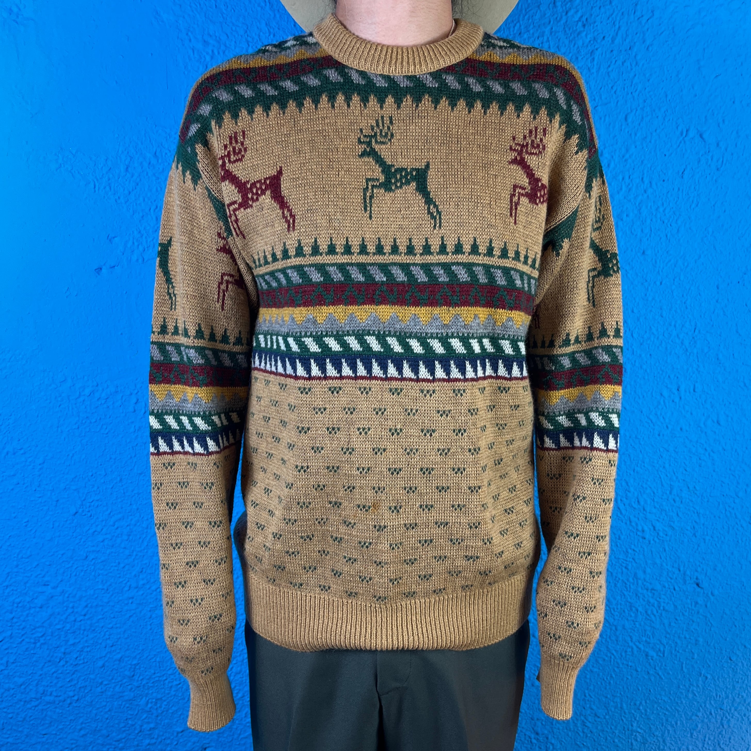 Men's】70s LOBO by Pendleton Reindeer Knit / Vintage ヴィンテージ