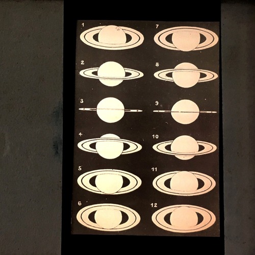 幻灯機スライド 12種類の土星
