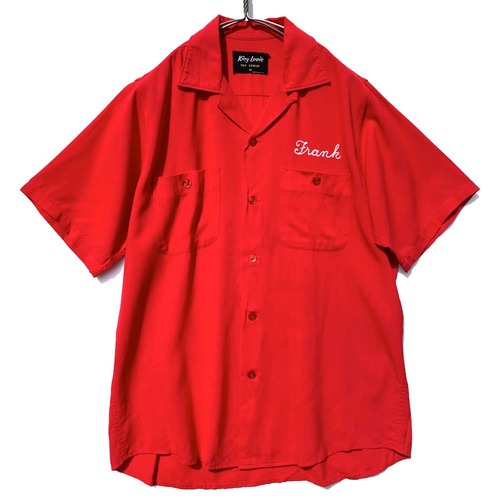 King Louie TEN STRIKE Vintage Bowling Shirt [1950s-] Vintage Bowling Shirt