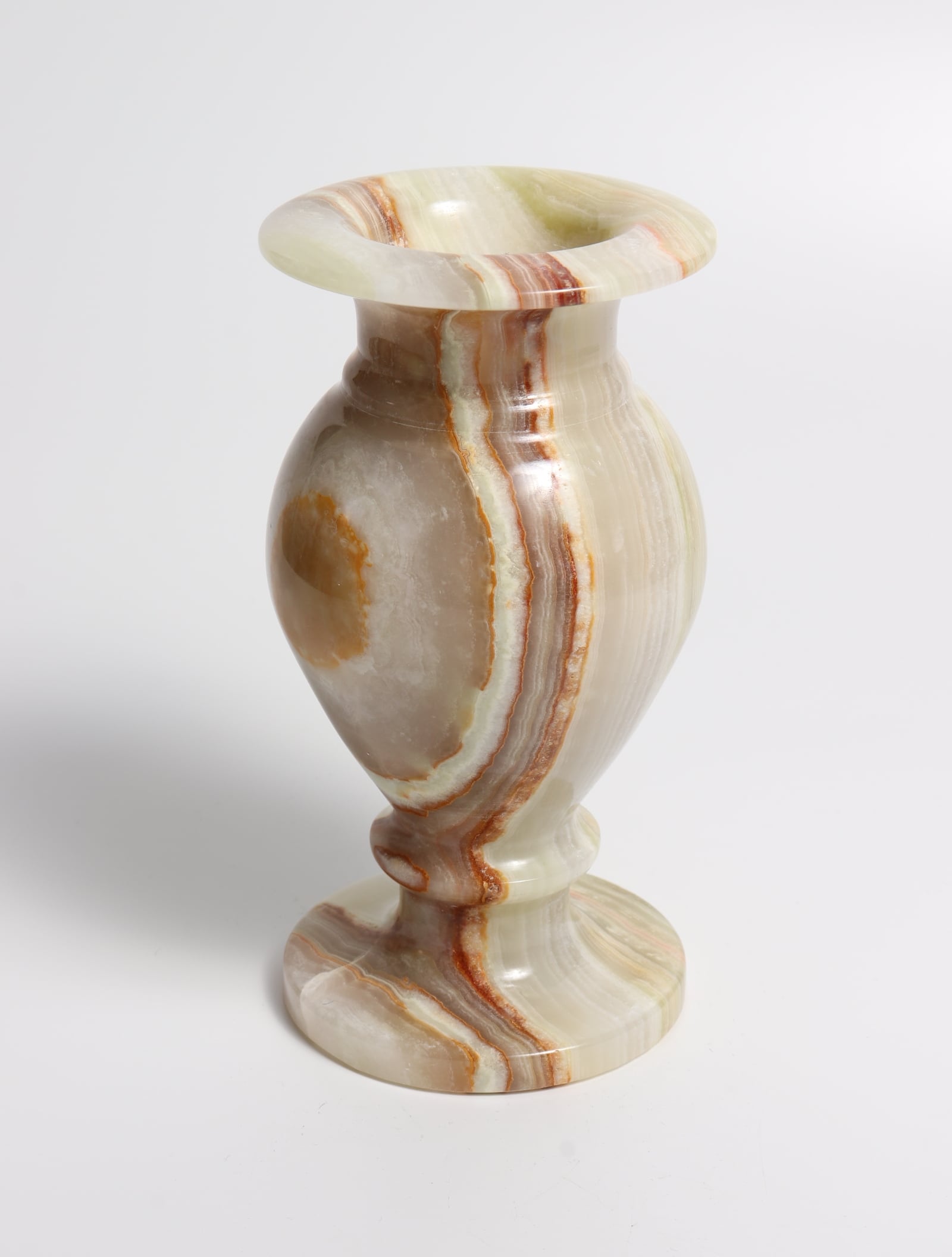 オニキス　フラワーベース　GENUINE ONYX　置物　ヴィンテージ 8