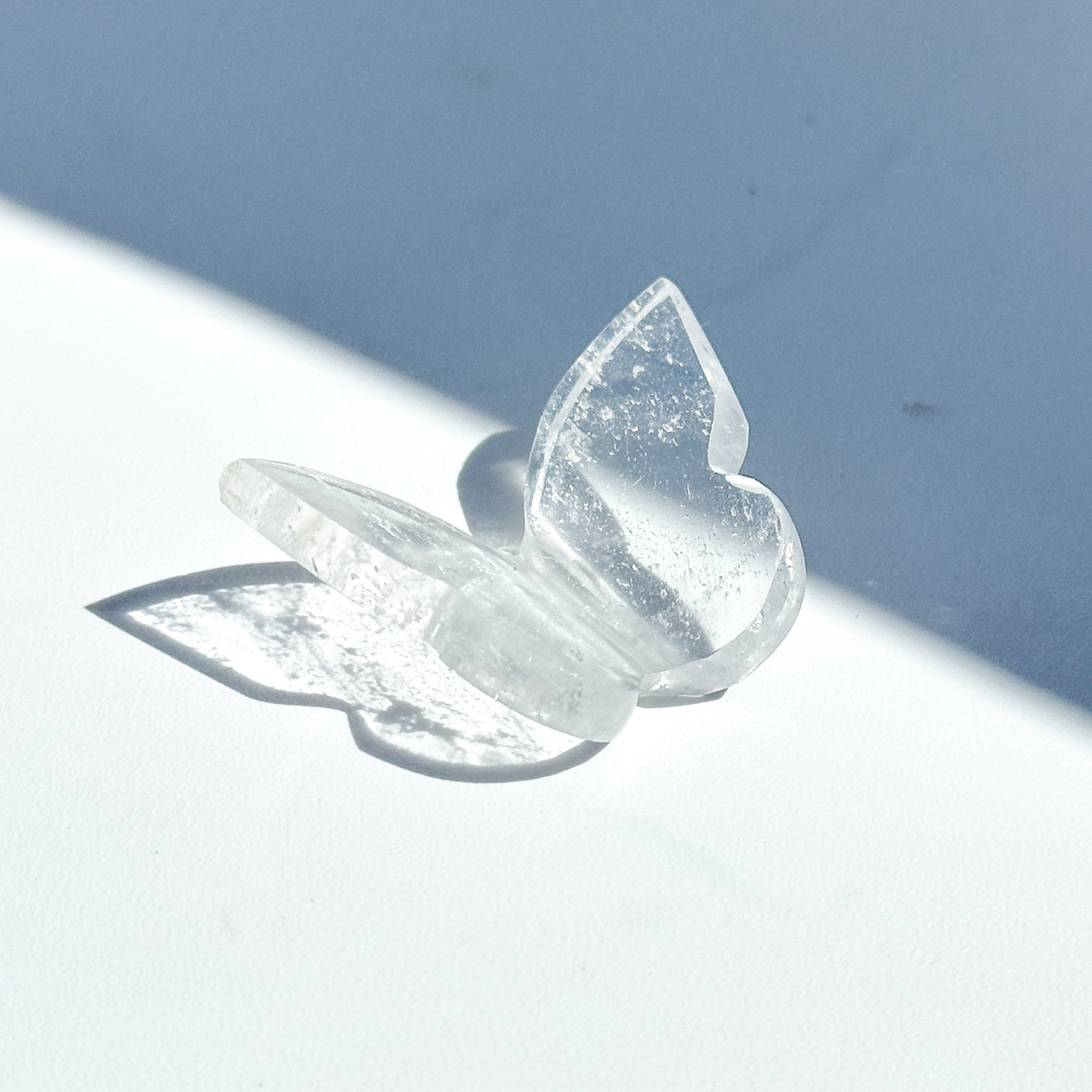 クリアクォーツ 3D蝶 12◇ Clear Quartz Butterfly ◇天然石・鉱物・パワーストーン・インテリア