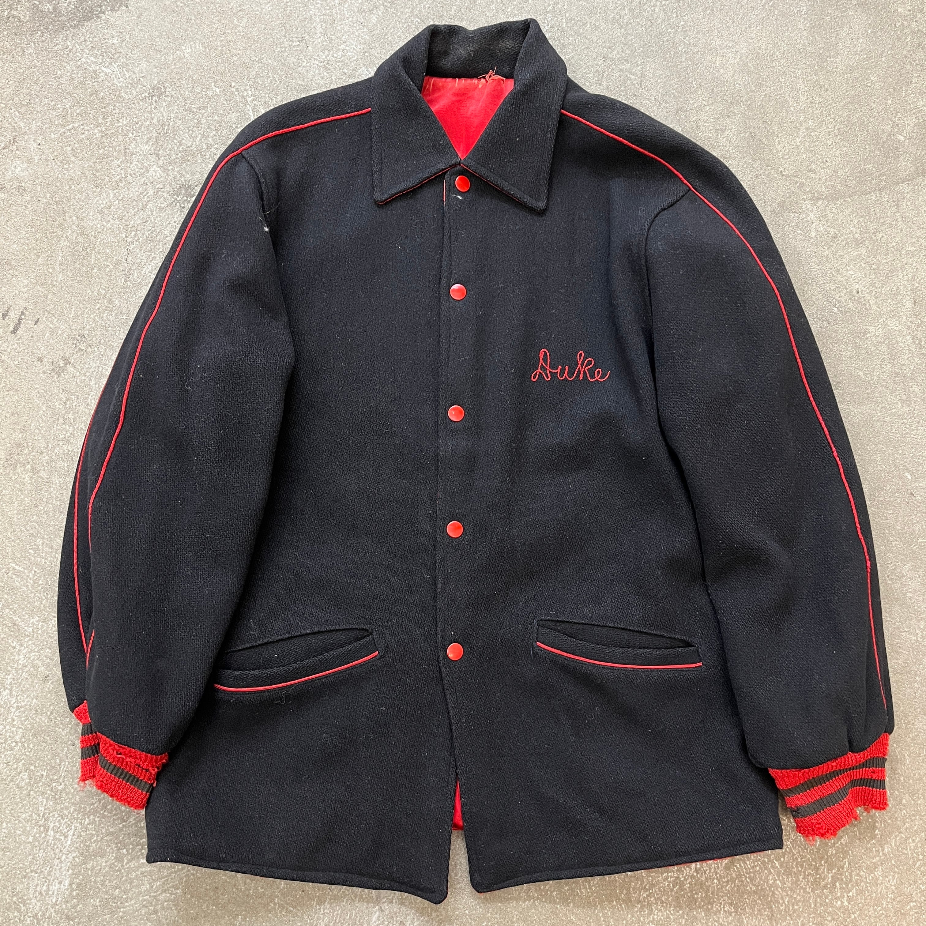 50s Reversible Long Stadium Jacket 50年代 リバーシブル スタジャン