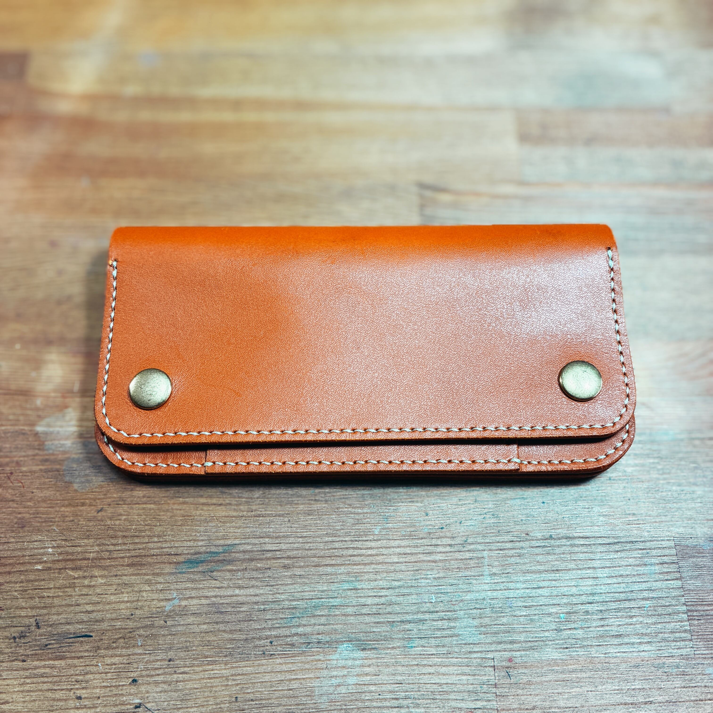 ミドルトラッカーウォレット MTW-01【クロムエクセル / 茶芯