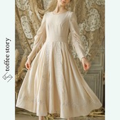 森の妖精からの贈り物:ツーピースレトロドレス Y0184