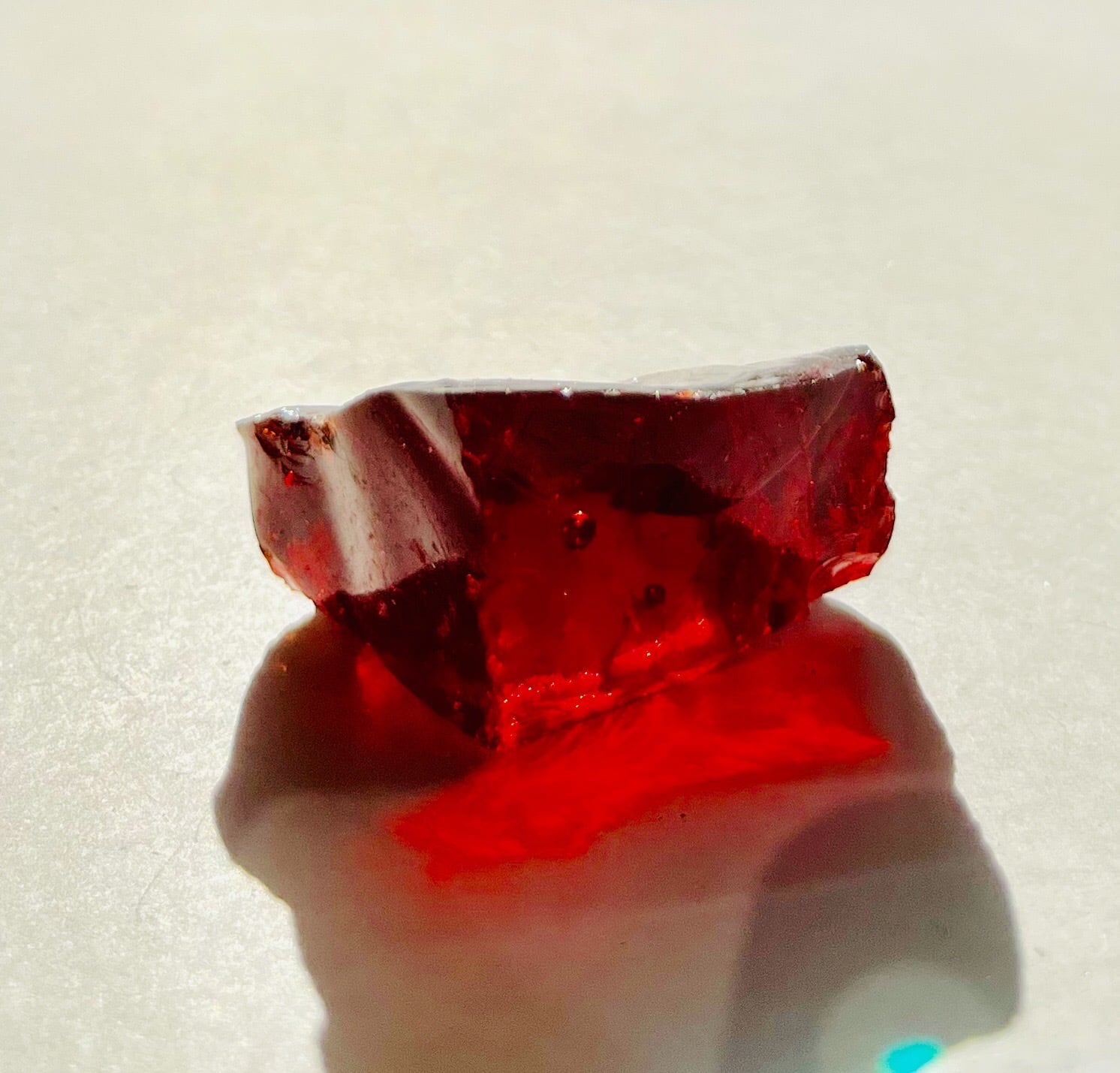 ネバダ産✴︎天使のカーテン✴︎ソフトオレンジ・アンダラクリスタル-