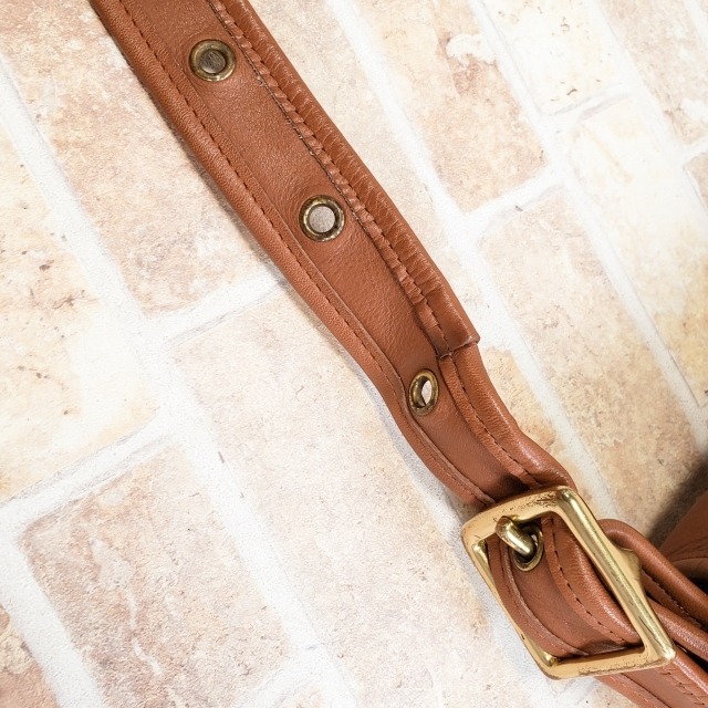 オールドコーチ ☆ USA製 ターンロック レザー ショルダーバッグ A4OK  