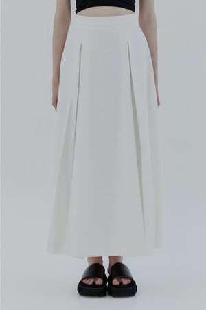 [TREEMINGBIRD] Gored Maxi Skirt [ Ivory ] 正規品 韓国ブランド 韓国通販 韓国代行 韓国ファッション TRMNGBD