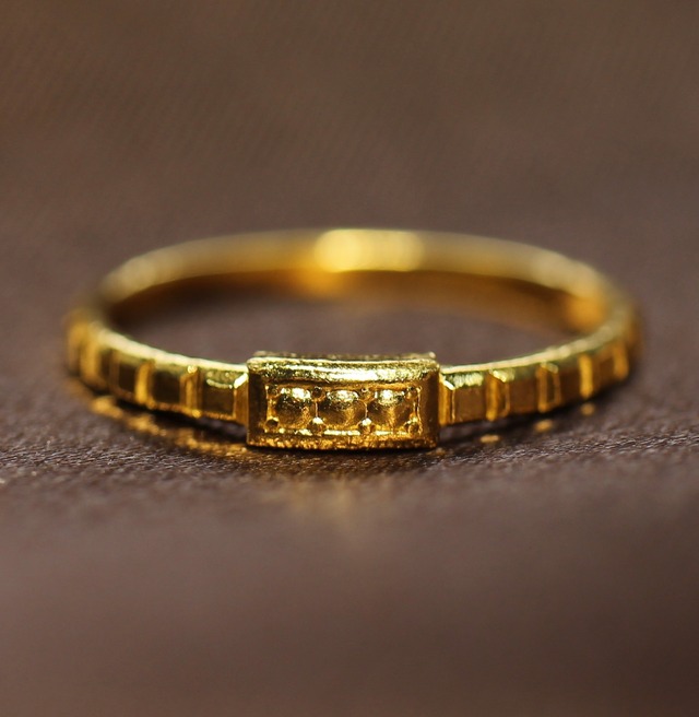 K24純金リング【スクエア】サイズ7号〜13号