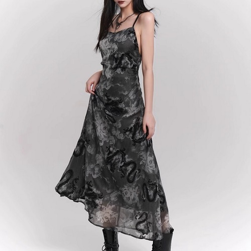 sheer cami onepiece / l0109