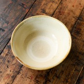 百草陶房　6寸マカイ　草呉須唐草
