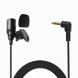 【在庫のみ】LIKENNY 3.5mm ミニ全方向性マイクロフォン 高感度 カーステレオ音声入力用 ハンズフリー音声認識対応 外部マイク GPS/DVD/ラジオ対応