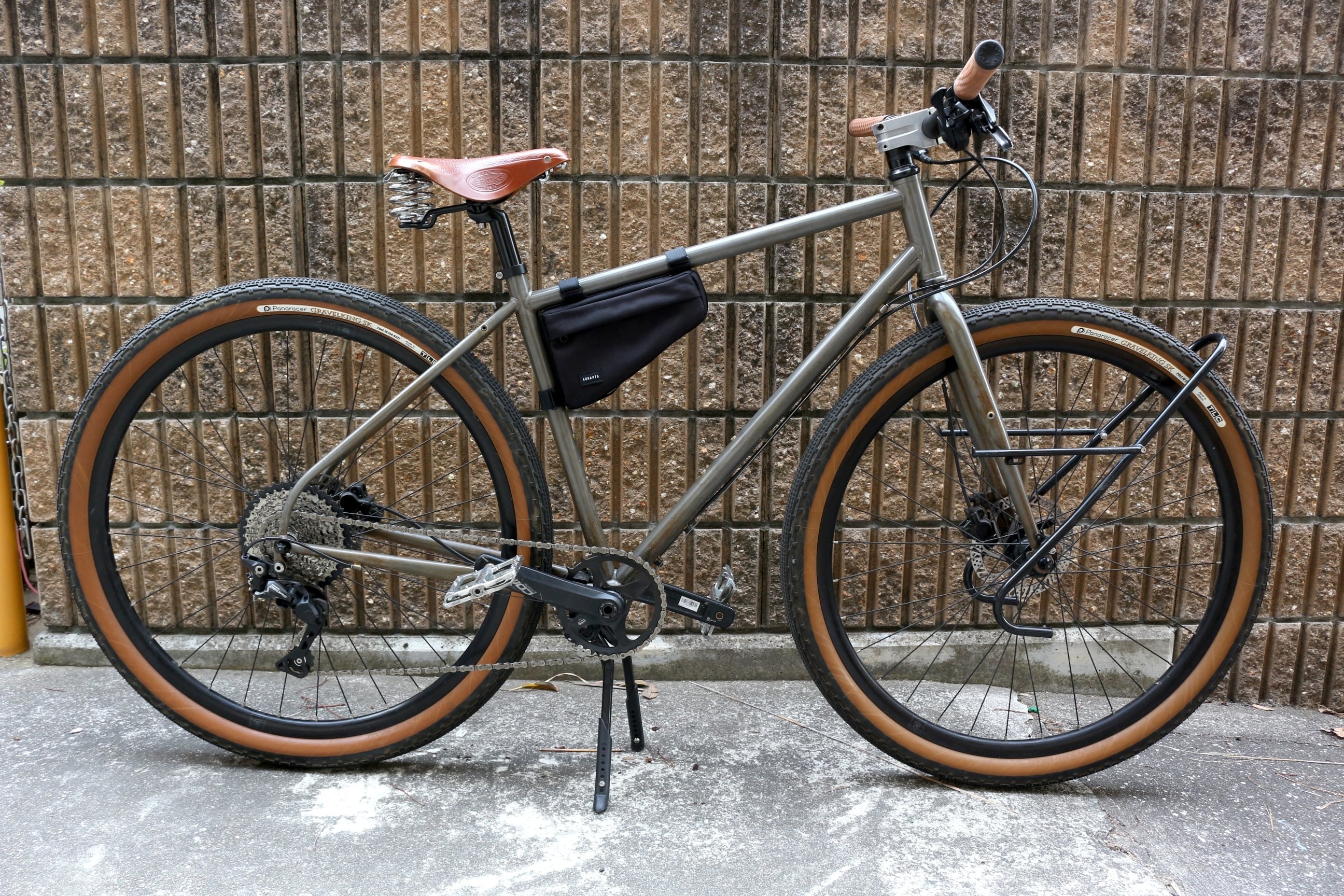 BMX 配送用 ハク BMX frame bag Navy | AGHARTA bike packing