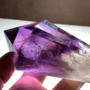 希少☆ロマネシュ鉱入り・色合い美麗☆アメジスト ワンド