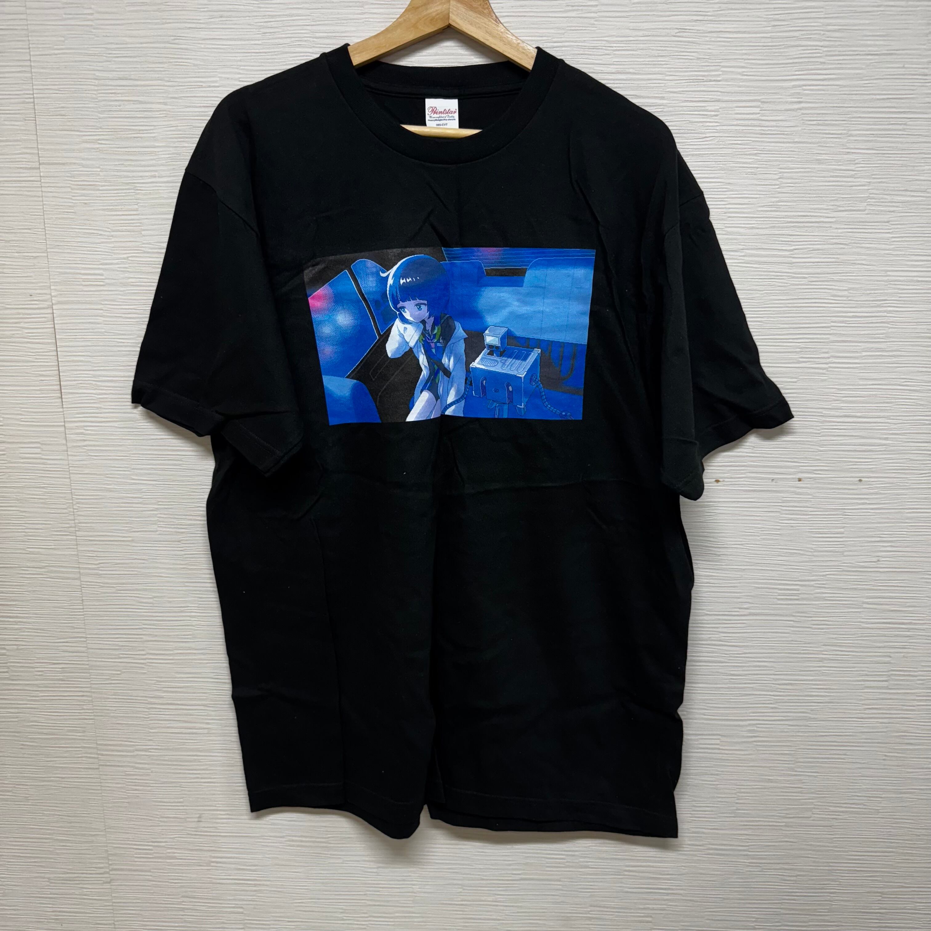 機田ゆんタクシープリントTシャツ