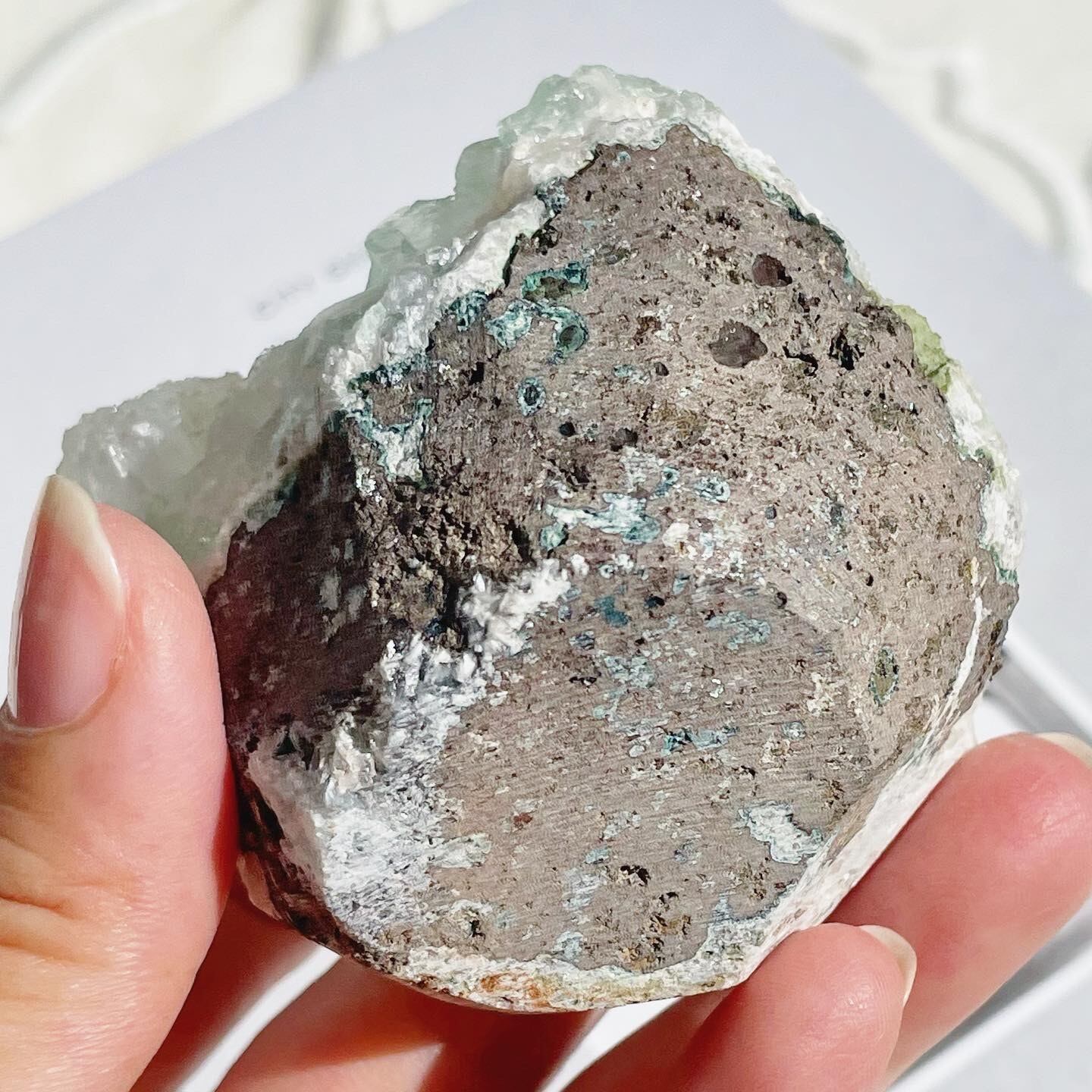 OUTLET 包装 即日発送 代引無料 ✧プレシオライト ブルー桜瑪瑙 共生