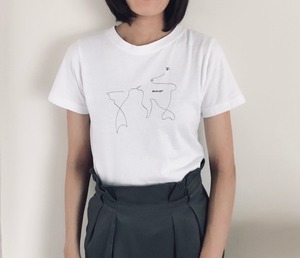 「Étranger」Tシャツ　from.am