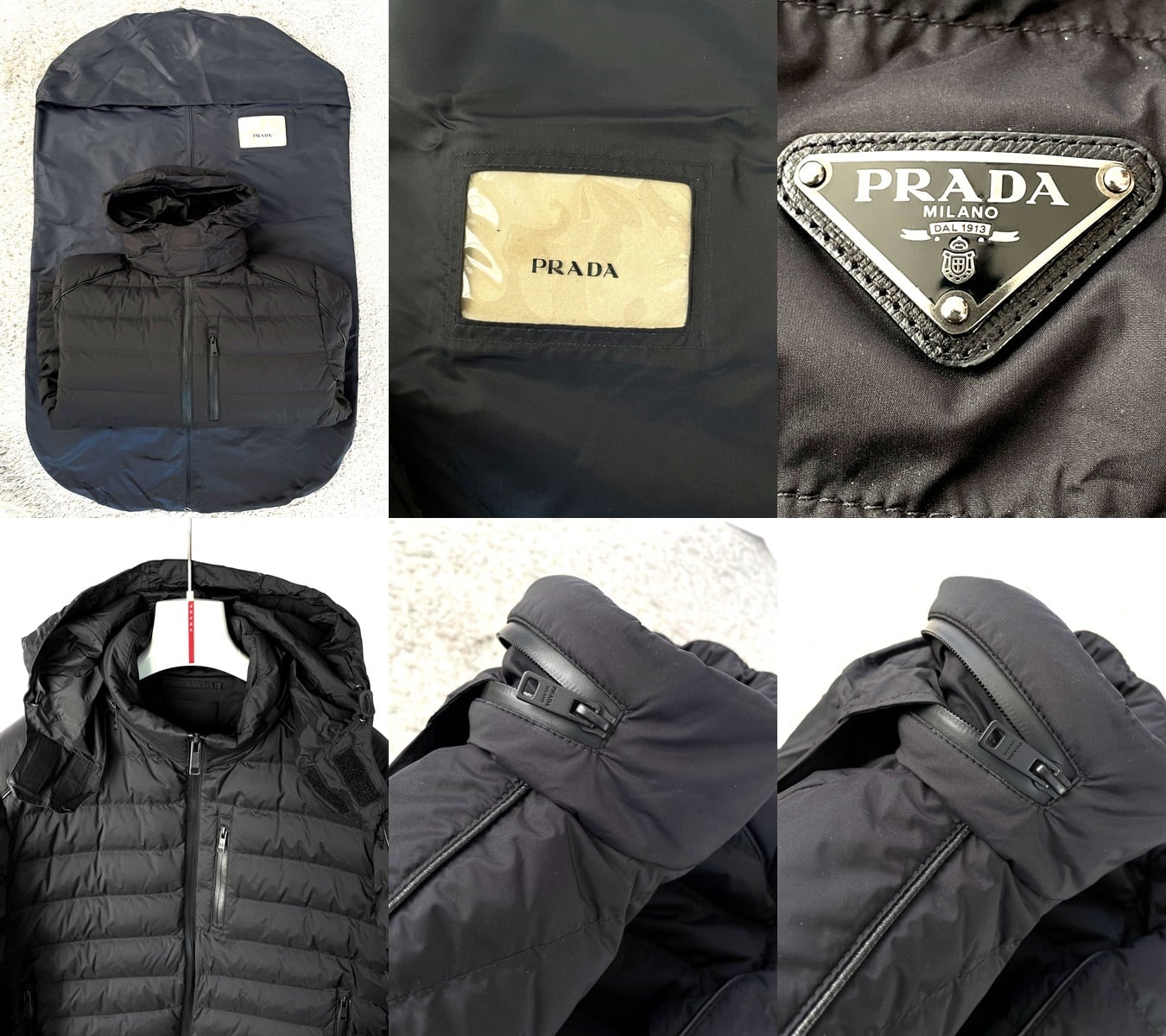 PRADA プラダ ハイネックジップアップ トライアングルロゴ PRADA プラダ ハイネックジップアップ トライアングルロゴ