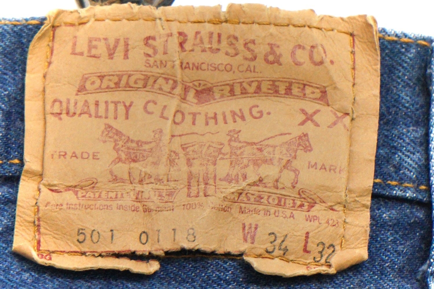 2843 Levi's リーバイス 501 0118 88年製 アメリカ製 Made in U.S.A. ...