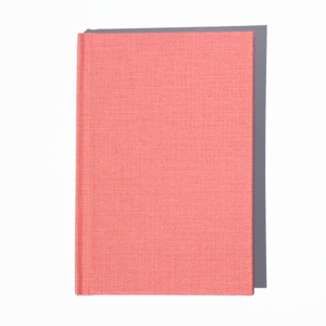 Multi-log note - 【ドット方眼・五段階評価】北欧オレンジ / A6変形 / ハードカバーノート