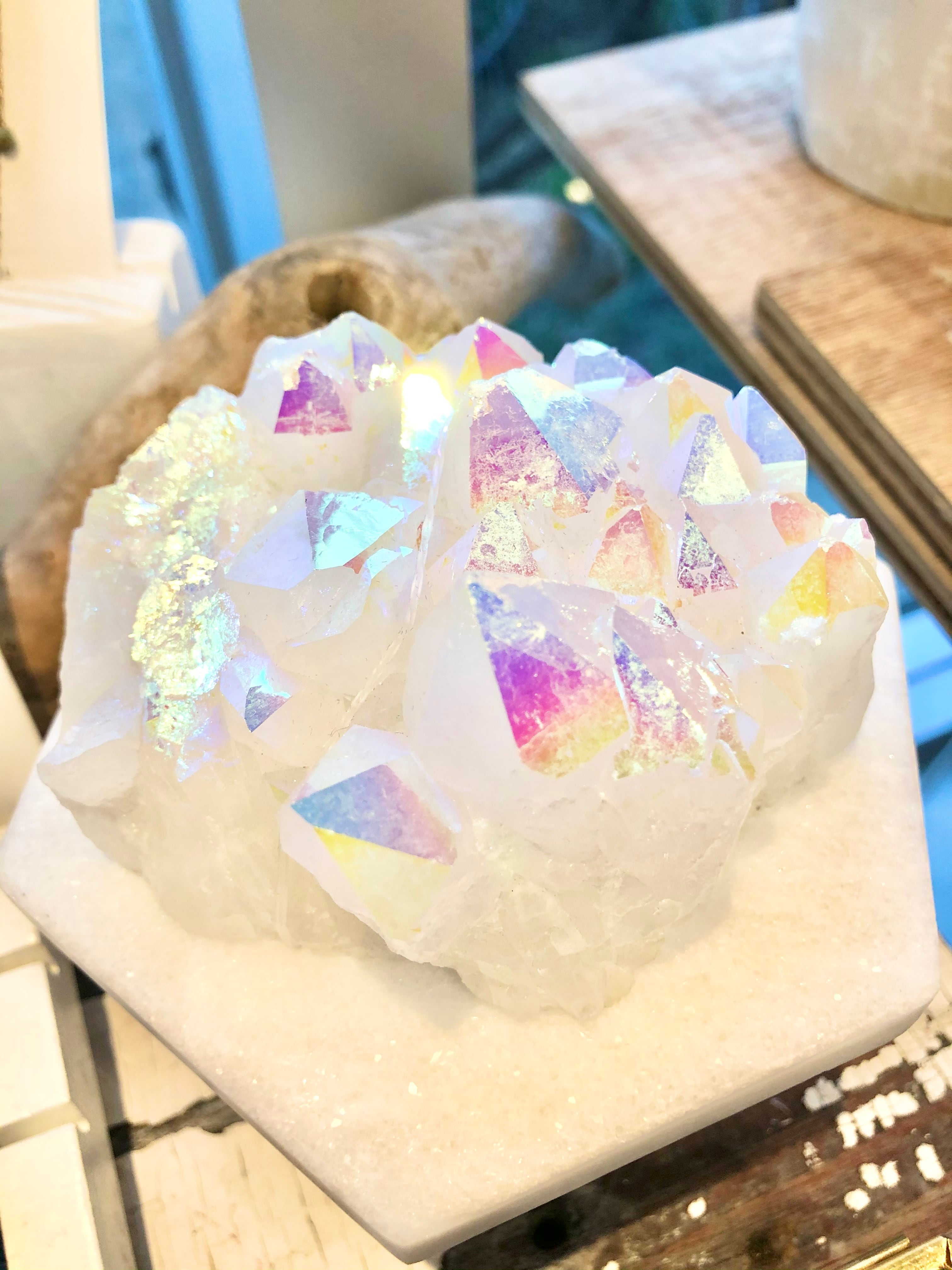 エンジェルオーラ　クラスターL⭐︎Angel Aura Crystal Cluster⭐︎