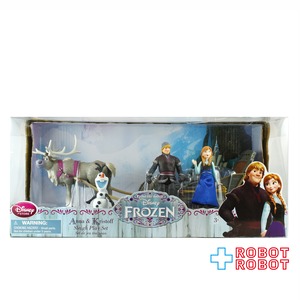 ディズニーストア アナと雪の女王 アナ & クリストフ ソリ プレイセット フィギュアリン 未開封