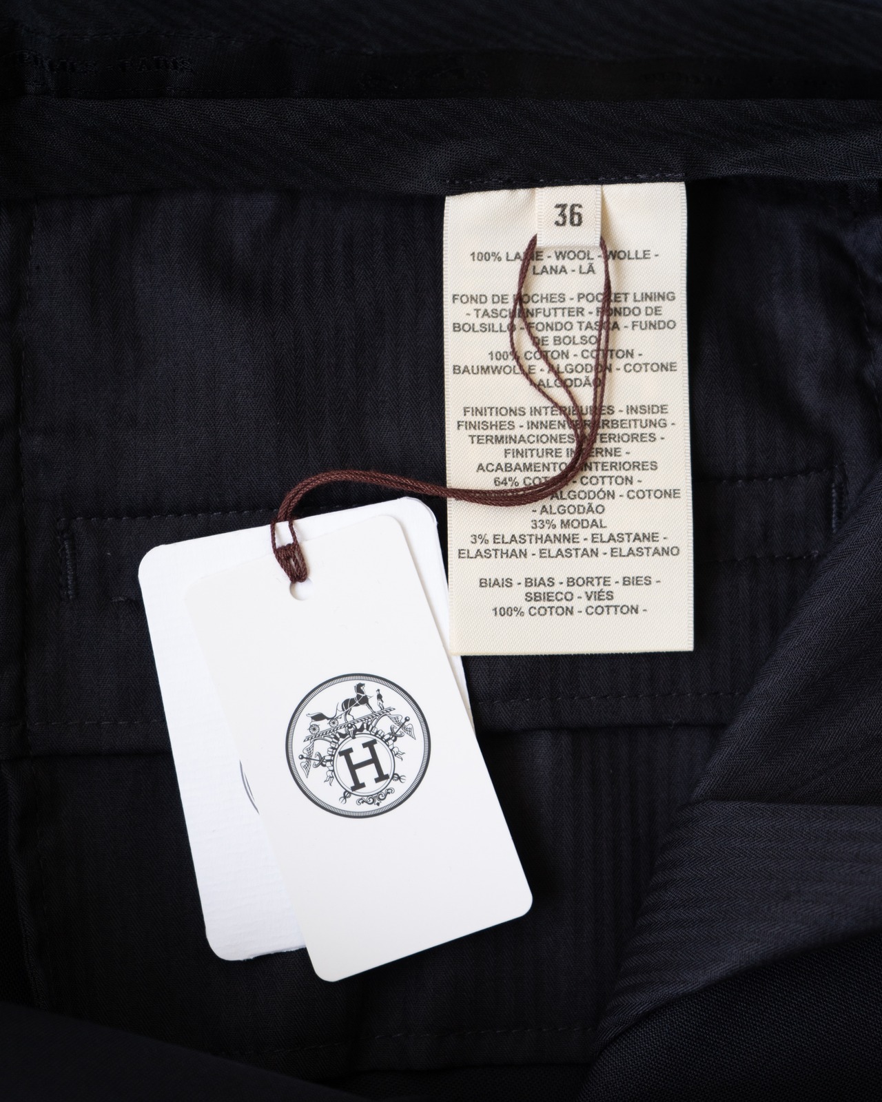 〈Hermès〉Wool Pants