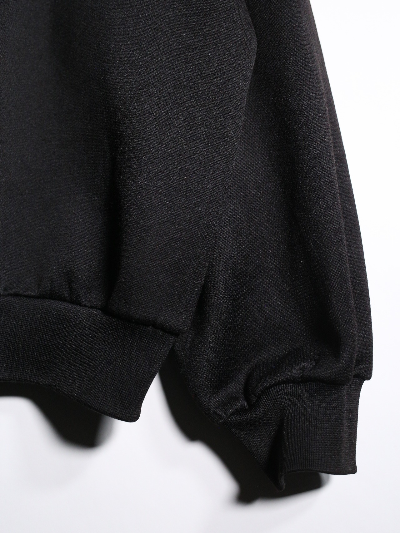 "PLUMA" black gloss fabric liner thermal zip-up hoodie - 15