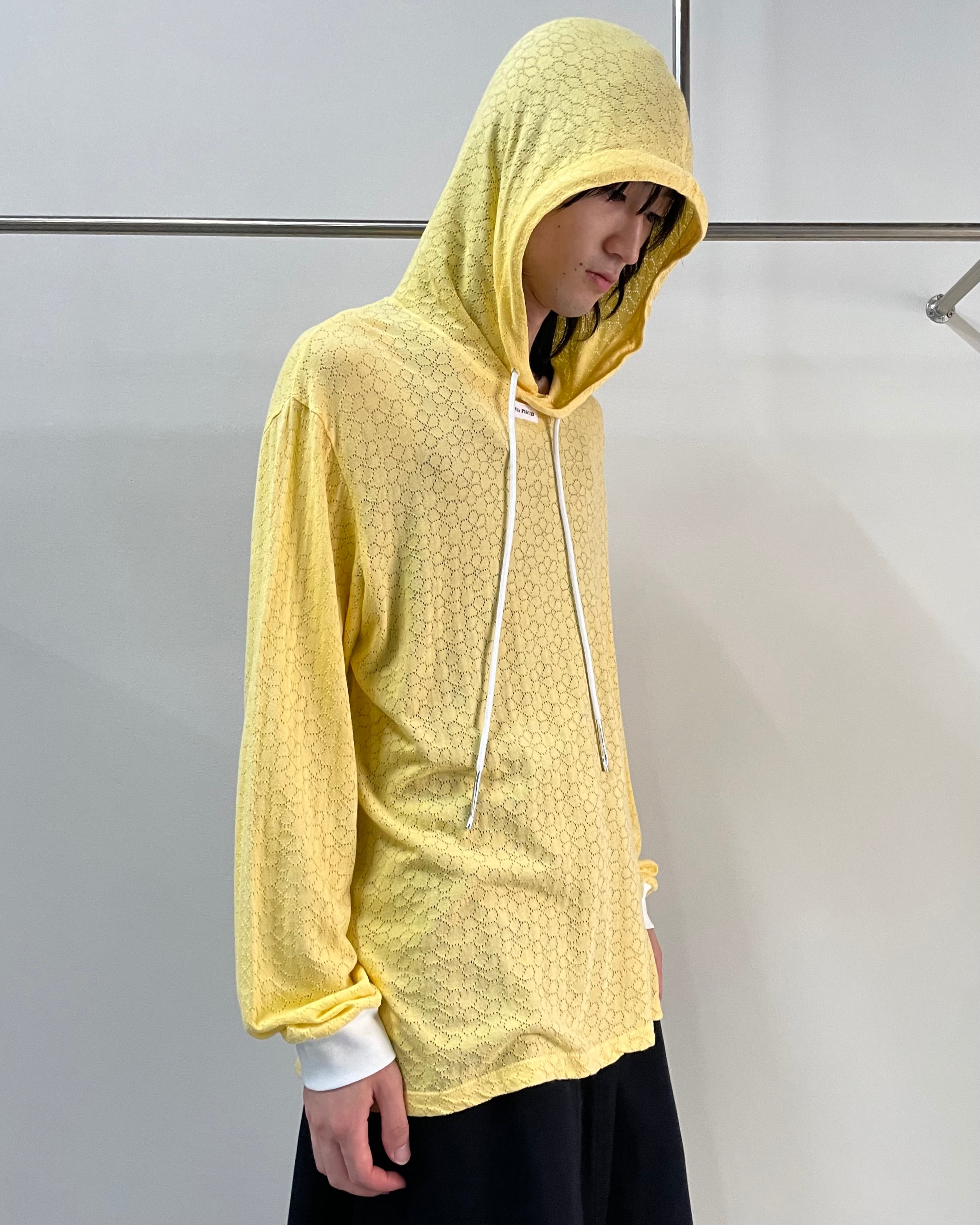 VIA PIAVE 33】LONG-SLEEVE DAISY HOOD | blendmarket