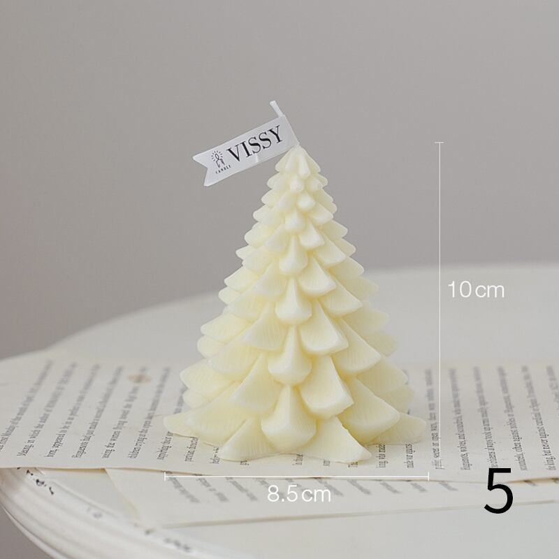 CANDLE 】クリスマスツリーOR雪花形キャンドル | seven nights