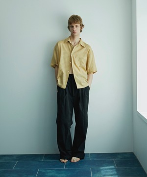 MATSUFUJI / M261-0302C / VINTAGE FABRIC UTILITY SS SHIRT (YELLOW)