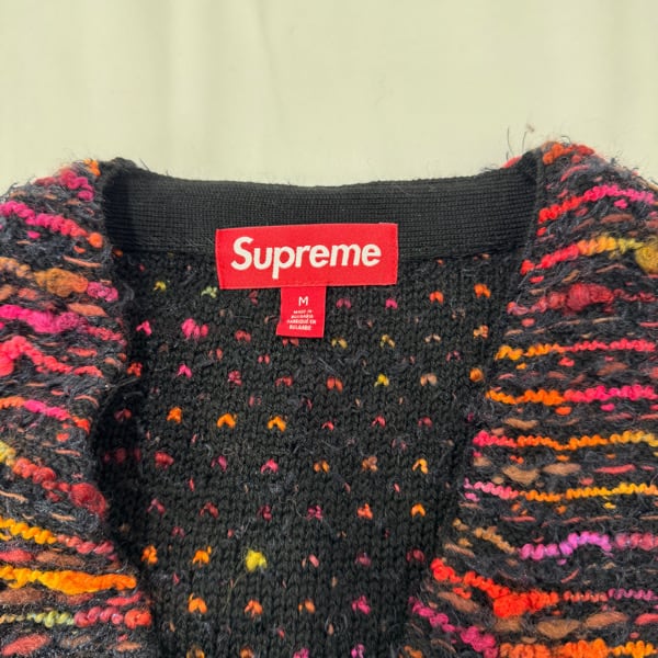 supremeカーディガン Supreme 25SS 2Tone Mohair Cardiganカーディガン