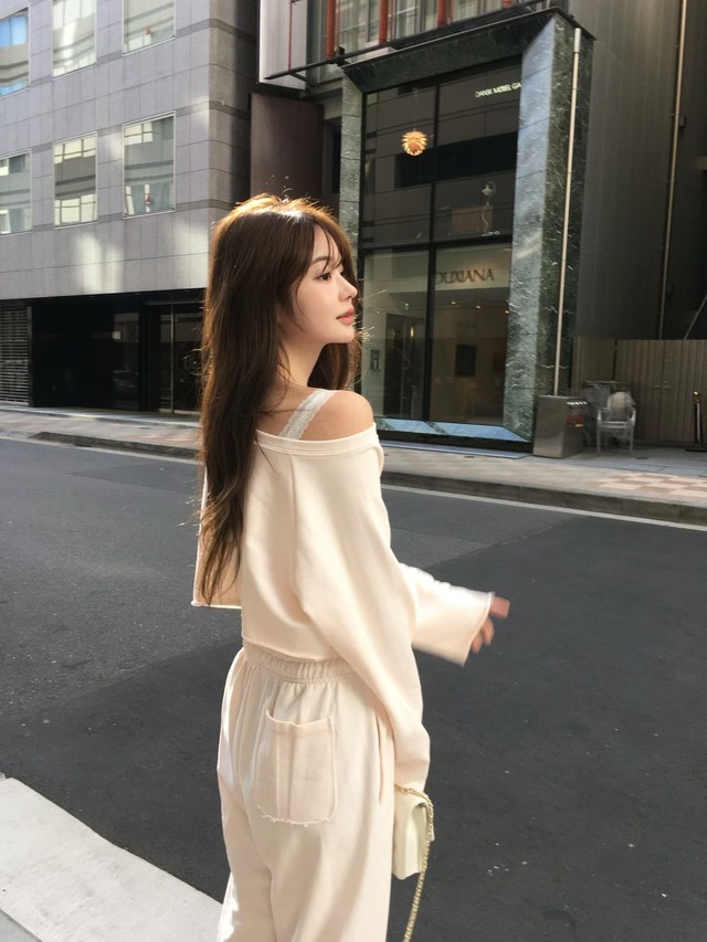 (予約) vegetable / Mello sweat pants 2color