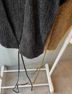 【25aw】Wool100% Cross-kinit Vest_3colors