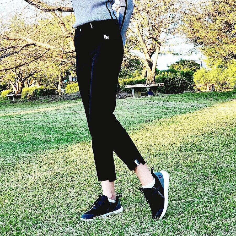 韓国 安い ゴルフ スリット入パンツ ゴルフパンツ 韓国 ゴルフ