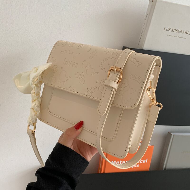 サマースカーフ 夏物 シルク スクウェア メッセンジャーバッグ Tiancai_Wing_Bag80080494775