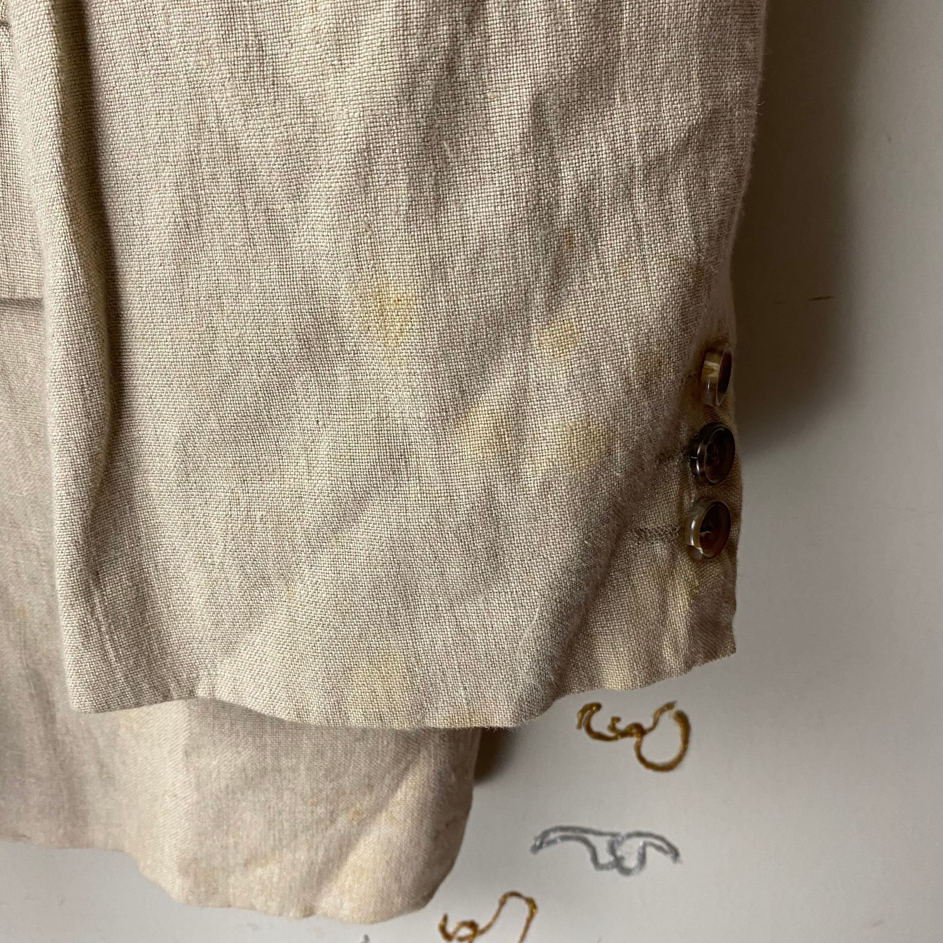 AD1992 COMME des GARCONS HOMME PLUS double breasted linen tailored 